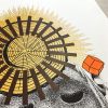 Indian gold poster close up